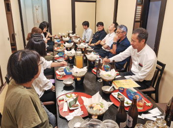 メンバー全員での懇親会